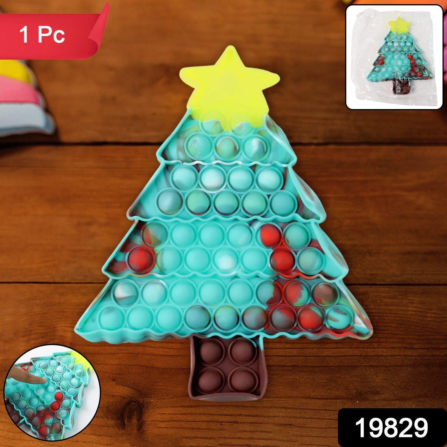 Premium Tree Shape Silicone Pop It Fidget Toy  Premium Tree Shape Silicone Pop It Fidget Toy